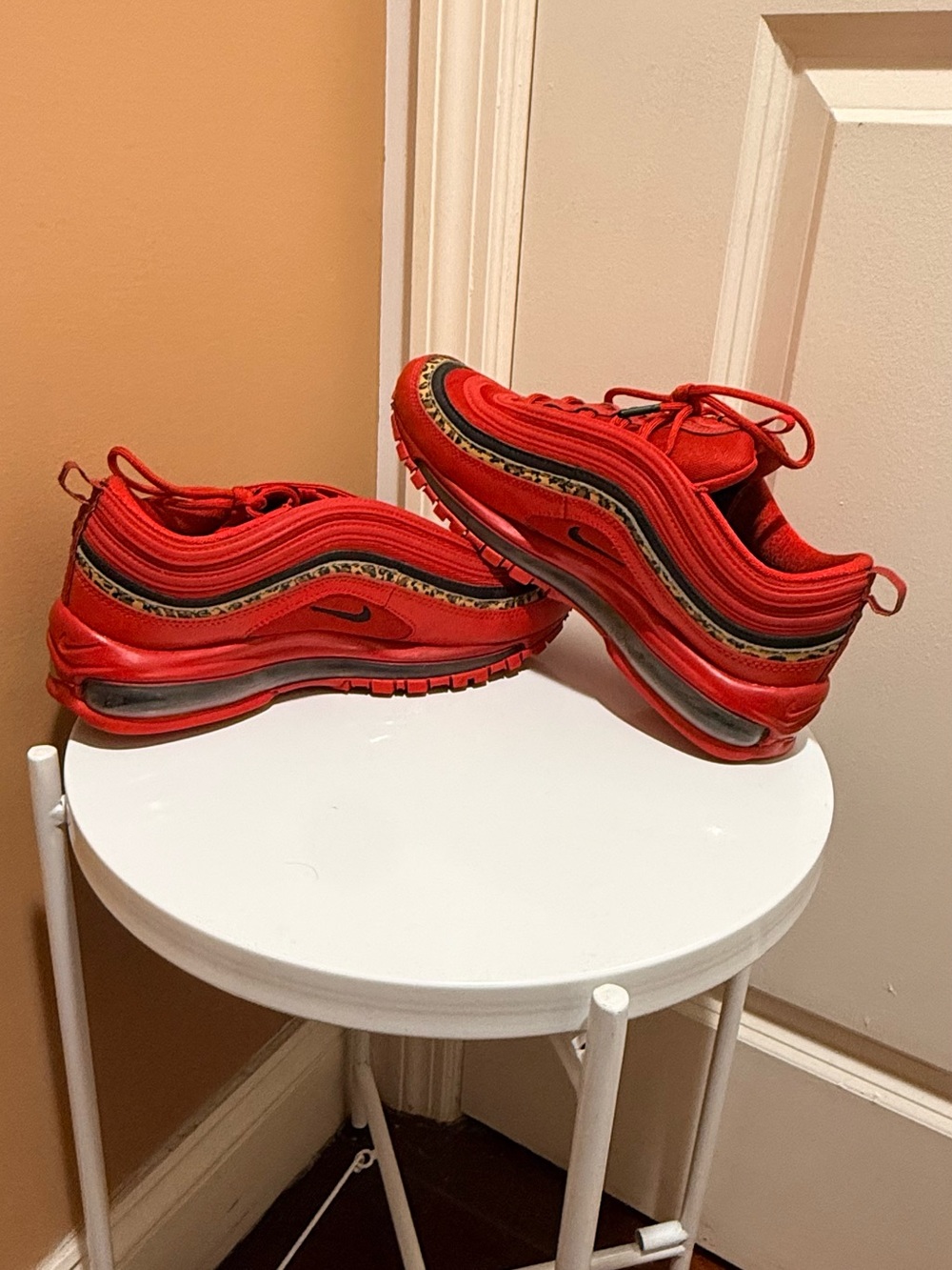 Nike Air Max 97 Red Leopard - Picture 2 of 3